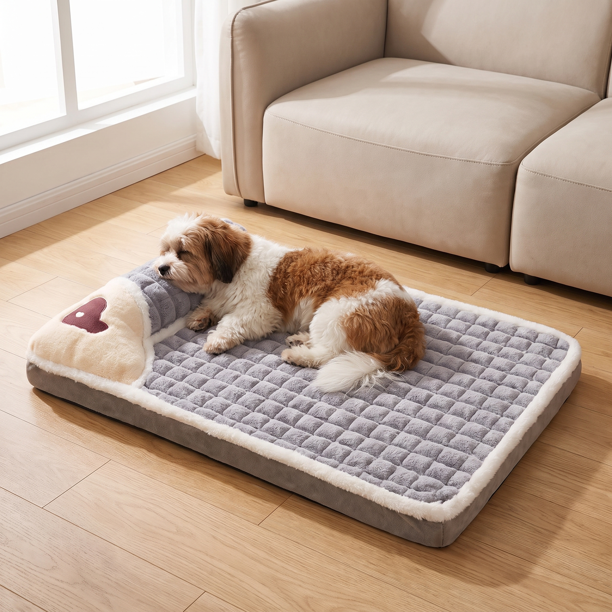 Quilted Comfort Pet Bed