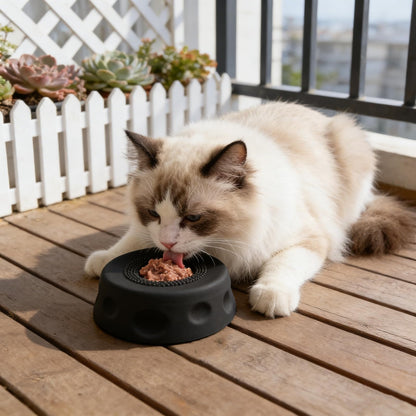 Dog Lick Bowl With Rolling Ball Slow Feeder