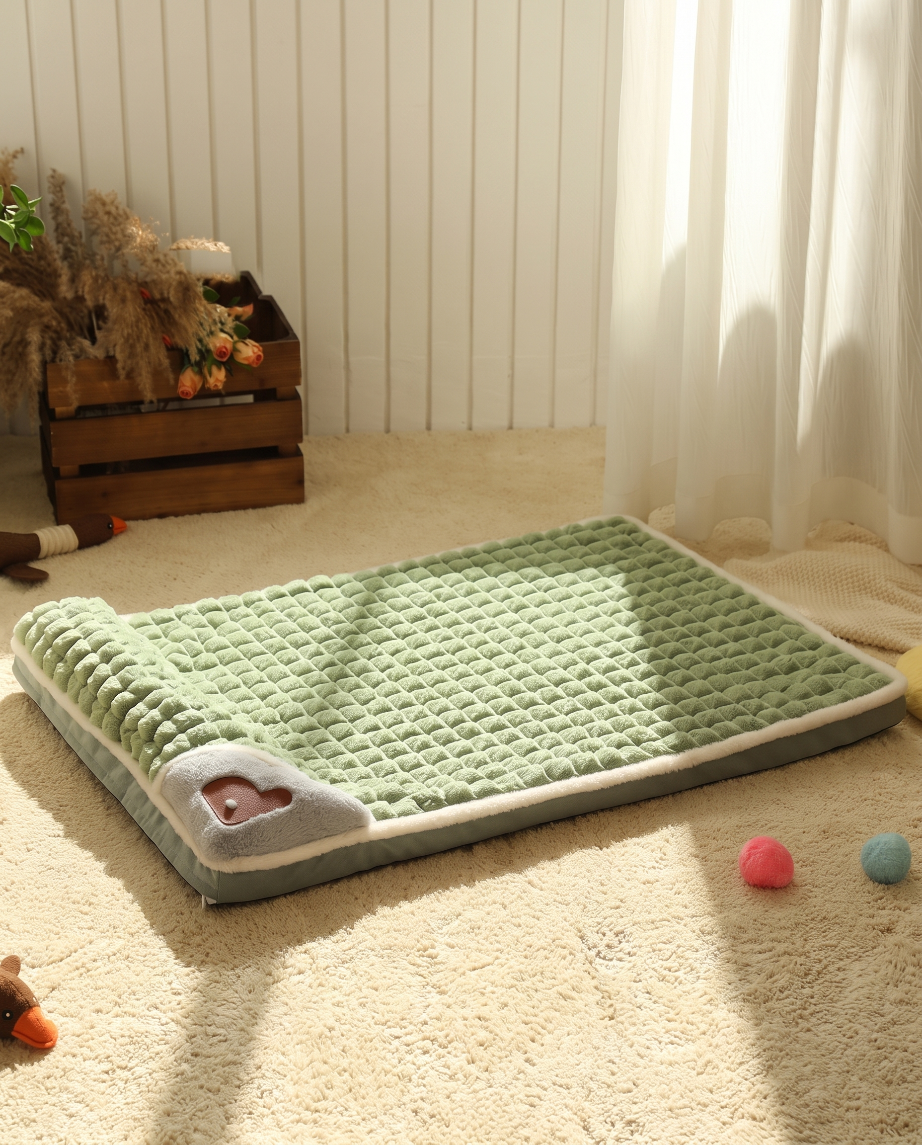 Quilted Comfort Pet Bed
